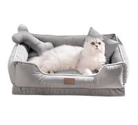 Mafagwre Medium Dog Bed, 60 * 45 * 20 Cm Dog Bed, Washable Pet Beds, Durable animal Beds Couch, All-Season Dog House With Small Pillow, Super Soft Pet Pad, Protecting Your animal's Spine