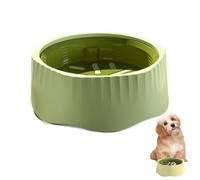 Mafagwre Slow Feeder Cat Bowl, Non-Slip Pet Bowls, 2-in-1 Detachable Dog Food Bowls for Anti Choke, Anti Bloat, Promotes Healthy Diet and Slow Digestion (green)