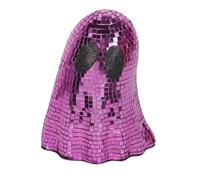 Mafagwre Spooky Disco Ball, Mirror Ghost Disco Ball, Silver Disco Ball Decorations, Reflective Mirror Balls Decorations, Halloween Spooky Disco Ghost Decor For Disco Party Wedding (B)