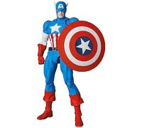 MAFEX No. 217 Captain America (COMIC Ver.) Total Height: Approx. 6.3 inches (160 mm), Non-scale, Painted Action Figure
