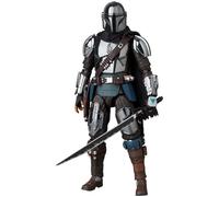 MAFEX No. 256 THE MANDALORIAN CHROME Ver. Total Height: Approx. 6.3 inches (160 mm), Painted Action Figure