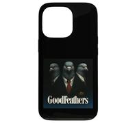 Mafia Pigeon Trio in Suits - Funny Gangster Bird Parody Art Case for iPhone 13 Pro