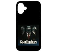 Mafia Pigeon Trio in Suits - Funny Gangster Bird Parody Art Case for iPhone 16 Plus