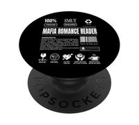 Mafia Romance Reader Smut Label Bookish Smutty Book Merch PopSockets Adhesive PopGrip