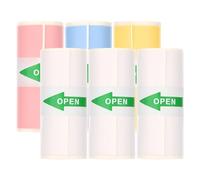 mafiti 6 Rolls Printer Stickers 57 X 25 mm, Thermal Refill Pack for Most Kids Instant Camera Mini Printers