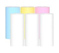 mafiti 6 Rolls Refill Print Paper 57x 25mm,Thermal Printer Paper Compatible with Most Kids Camera Instant Print/Mini Printer(Non-stickable)
