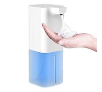 mafiti Hands Soap Dispenser 350ml, Touchless Auto Soap Dispenser with Infrared Sensor, USB Rechargeable Foaming Soap Dispenser for Kitchen Bathroom Hotel Restaurants