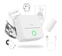 mafiti Mini Bluetooth Inkless Thermal Photo Printer,Compatible with iOS Android for Learning Assistance Picture Office Receipt Label Note Fun, Work, Journal