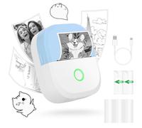 mafiti Mini Printer,Bluetooth Sticker Thermal Printer for Ultra-Clear Photo Printing with AI Drawing, Ideal for Study Notes, Diagrams, Photos, Journals, and Product Labels