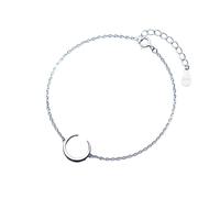 MAFKIATAMY New 2026 Modern Moon Link Chain Bracelet For Women 925 Sterling Silver Fashion Bracelets With Wedding Anniversary Decoration Jewelry Luxury You Accessories Trendy Best Gift