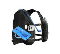 MAFLASK Premium Hydration Vest - Ultralight & Anti-Waffle - Essential for Trail, Running and Hiking (Black with 2L Bladder)