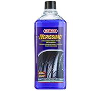 Mafra Nerissimo, Concentrated Liquid Rubber Black with High Hiding Power, Protects, Rejuvenates and Preserves Colour Without Greasing, 1000 ml