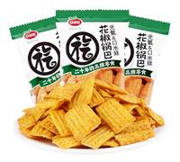 MAFUSE French Fries Crisps - Mixed Sichuan Peppercorn Rice Crackers, Spicy & Crunchy, Asian Rice Crackers, Chinese Snacks, Savory French Fries Snacks （58g×3pcs）