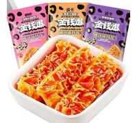 MAFUSE Konjac "Mock Tripe" Juicy, Craving-Satisfying, and Deliciously Savory. 3-Flavor Variety Pack (Squid, Hot Pot, and Crayfish Flavors) Total of 20 Packs.