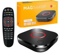 MAG 544w3 Original Linux 4K IPTV Set TOP Box with Built-In DUAL WiFi 5G (802.11ac 2T2R) Internet TV IP Receiver MAG544w3 HEVC 4K UHD 544 HDMI 2.0 UK Plug