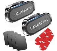 Mag-Carmount 2-Pack Super Magnetic Phone Holder for Car, Compatible with iPhone 16 Pro Max/16/15/14/13/12 & Samsung Galaxy S22/S21/S20, Dashboard Mount with 360° Rotation & Strong Adhesive