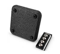 Mag-Hitch Pro™ 2" Hitch Tube Cover | Instant Magnetic Snap-On | Anti-Rust, No Pins Needed | Tactical Stealth Black | 3D Printed in USA