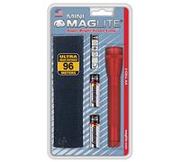 Mag Instruments Flashlight and Holster Combo Pack, Aluminum, Red
