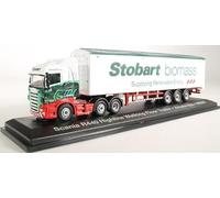 MAG JV9115 1:76 Scania R440 Highline - Walking Floor Trailer - Eddie Stobart Biomass Amelia Ella Diecast Model Replica