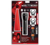 Mag-lite Ml25 Led Safety Pack Lantern Black 177 Lumens