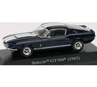 MAG PP08 1:43 Ford Mustang Shelby GT500 (1967) in Dark Blue/Black - American Car Collection Diecast Model Replica