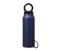 mag-Safe Compatible Blue Water Bottle, Double Wall Insulation, Leak-Proof Design, Active Hydration, Sport Bottle, Adjustable Angles, Stainless Steel, Magnetic Bottle, Straw Lid
