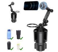 Mag-Safe Mobile Phone Holder, Car Drink Holder, 2-in-1 Multi-Purpose Cup Holder, Drink Holder, Car Phone Holder, Adjustable 360° Navigation Holder, Car Mobile Phone Holder for iPhone 16/15/14/13/12