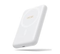 Mag-safe Portable Charger, Ultra-Slim 10,000mAh Magnetic Wireless Power bank, PD 20W Fast Charging Portable Charger, Magsafe-Compatible Battery Pack for iPhone Series, and More (White)
