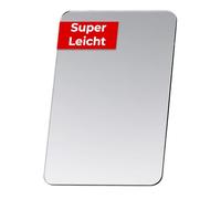 MAGATI Hand Mirror - Double-Sided, Ultra Slim, Compact Plastic Mirror for Purse and Bag, Small Cosmetic Mirror, Makeup Mirror 8 x 5.5 cm, Pack of 1