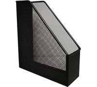Magazine File Rack Q-CONNECT Metal Black/Document Archiving/Type-for Black