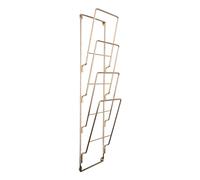 Magazine holder in gold-plated steel Gold one size