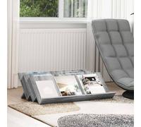 vidaXL Magazine Rack Grey Sonoma 90 x 53 x 28.5 cm Engineered Wood
