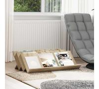 Magazine Rack Sonoma Oak 90x53x28.5cm Engineered Wood 3-Shelf Rectangular Unit