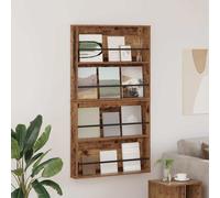 vidaXL Magazine Rack 2 pcs Old Wood 80 x 12 x 70 cm Engineered Wood