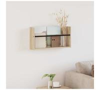 Magazine Rack Wall-Mounted Sonoma Oak 60x12x30cm Engineered Wood SlimShelf