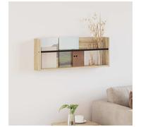 vidaXL Magazine Rack Sonoma Oak 80 x 12 x 30 cm Engineered Wood