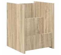 vidaXL Magazine Rack Sonoma Oak 35 x 35 x 45 cm Engineered Wood