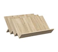 vidaXL Magazine Rack Concerte Grey 65 x 53 x 28.5 cm Engineered Wood