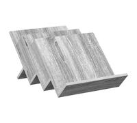 Magazine Rack Sonoma Oak Engineered Wood 3-Shelf 53x40x28.5cm Modern MinimalSlim
