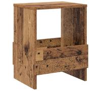 Magazine Shelf Reclaimed Wood Material 35 x 30 x 45 cm with Magazine Holder for Living Room Office Hallway and Bathroom Storage Space Organiser Shelf for Newspaper Magazine Brochure Catalogue