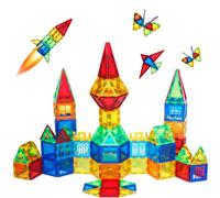 Magblock 32 Pcs Magnetic Building Blocks Set, Magnet Tiles for Kids, Gift for Boys Girls 3-8 | STEM Education & Early Construction Fun Toys