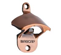 MAGCAP Outdoor Bottle Opener Wall Mounted - Style Magnetic Beer Bottle Opener that Catches Caps - Easy to Install and Incredibly Convenient
