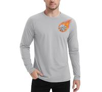 MAGCOMSEN Men's Thermal Underwears Winter Long Sleeve Shirts Ski Base Layers Fleece Lined Tops LightGrey, XL