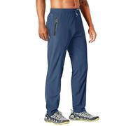 MAGCOMSEN Men's Tracksuit Bottoms Lightweight Walking Hiking Trousers Stretch Athletic Casual Joggers with Zip Pockets