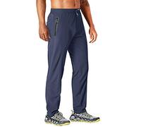 MAGCOMSEN Men's Tracksuit Bottoms Lightweight Walking Hiking Trousers Stretch Athletic Casual Joggers with Zip Pockets
