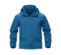 MAGCOMSEN Waterproof Jackets Mens Winter Military Hooded Jacket for Men Windbreakers Softshell Jacket Men Tactical Combat Jackets and Coats for Men Skiing Snowboard Full Zip