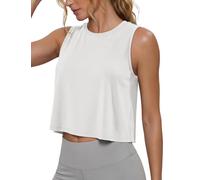 MAGCOMSEN Women's Gym Tops UK Sports Running Vest Tops | Atheletic Workout Yoga Tank, Sleeveless pilates Tops, Relaxed Fit Breathable Summer Comfortable Shirts