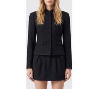 MAGDA BUTRYM Single-Breasted Short Blazer in Wool Bouclé with High Neck - Size: 38 - female
