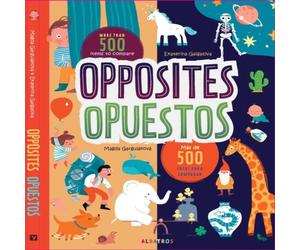 Magda Gargulakova Opposites - Opuestos Hardback Book Magda Gargulakova Multicolor