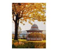 Magdalen Green Bandstand Artistic Jigsaw Puzzle for Adults, 500 PCS